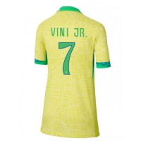 Brasilien Vinicius Junior #7 Hemmatröja Dam Copa America 2024 Kortärmad
